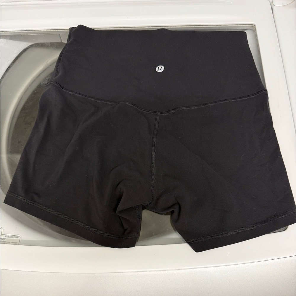 Lululemon Black 4in Shorts - Picture 2 of 2